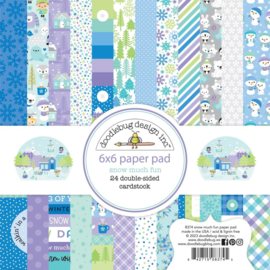Doodlebug Double-Sided Paper Pad 6"X6" Snow Much Fun  