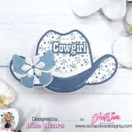 Scrapdiva  Cowboy Hat Mini Album  