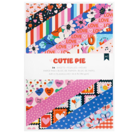 American Crafts Paper Pad 6"X8" 36/Pkg Cutie Pie  
