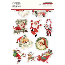 Simple Stories Sticker Book 12/Sheets Simple Vintage Holly Jolly" preorder