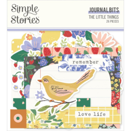 Simple Stories The Little Things Bits & Pieces Die-Cuts 26/Pkg Journal  