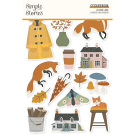 Simple Stories Sticker Book 12/Sheets Acorn Lane  