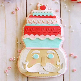 Scrapdiva Mr. Nutcracker Cake  