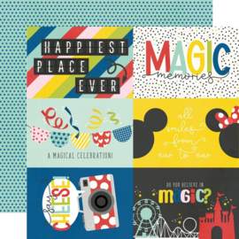 Simple Stories Say Cheese Magic Double-Sided Cardstock 12"X12"  6x4 Elements PREORDER