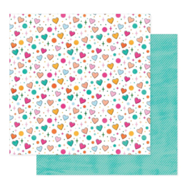 Shimelle Reasons To Smile Double-Sided Cardstock 12"X12" Stay Sparkly PREORDER