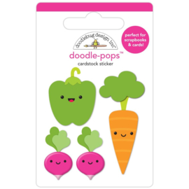 Doodlebug Doodle-Pops 3D Stickers Looking  