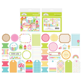 Doodlebug Odds & Ends Bits & Pieces Die-Cuts Over The Rainbow  
