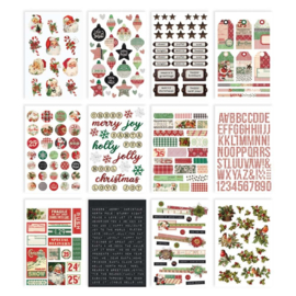 Simple Stories Sticker Book 12/Sheets Simple Vintage Dear Santa