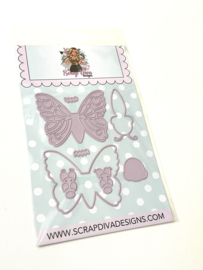 Scrapdiva Cute Butterfly Boy or Girl preorder