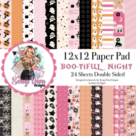 Scrapdiva Boo-tiful night paper pad  