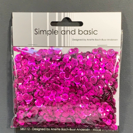 Simple and Basic Pink Sequin Mix (SBS112)