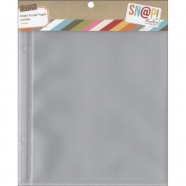 Sn@p! Pocket Pages 6"X8" Binders 10/Pkg