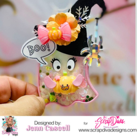 Scrapdiva Mini Ghost Tags  
