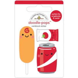 Doodlebug Doodle-Pops 3D Stickers Let's Ketchup  