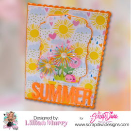 Scrapdiva Spring Flower