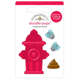 Doodlebug Doodle-Pops 3D Stickers Rest Stop  