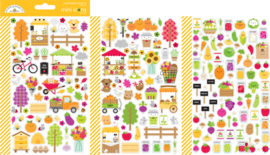 Doodlebug Farmers Market Mini Icon Stickers 