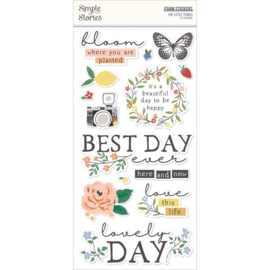 Simple Stories The Little Things Foam Stickers 25/Pkg 
