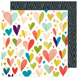Vicki Boutin Print Shop Double-Sided Cardstock 12"X12" Cross My Heart  