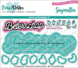 CarlijnDesign Stempels Monoline Beterschap (CDST-0088)