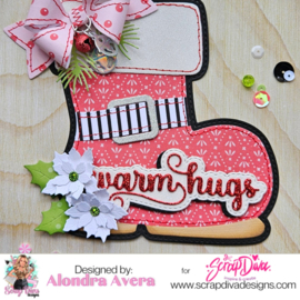Scrapdiva Santa Boot Mini Album  