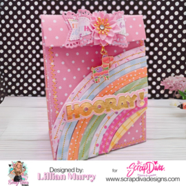 Scrapdiva Rainbow Shopping Bag  