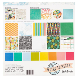 Vicki Boutin Where To Next Project Pad 12"X12" 316 Pieces