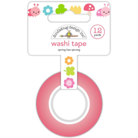 Doodlebug Washi Tape 15mmX12yd Spring Has Sprung  