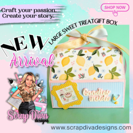 Scrapdiva Large Sweet Treat Box