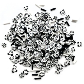 Buttons Galore Sprinkletz Embellishments 12g Panda