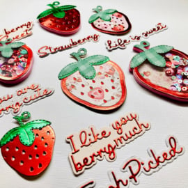 Scrapdiva  Strawberry Sentiments