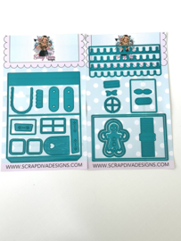 Scrapdiva Gingerbread Purse Gift Box