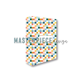 Masterpiece Design Memory Planner – 6×8″ Pocket Page album – “Colorblocks”  