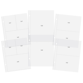 Simple Stories Sn@p! Pocket Pages For 6"X8" Binders 12/Pkg Variety Pack