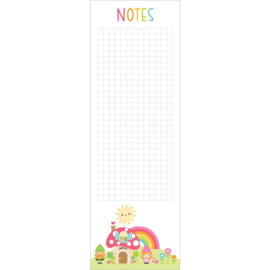 Doodlebug Notepad 3"X9" 75/Sheets Gnome Sweet Gnome  