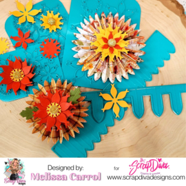 Scrapdiva Double Layer Rosette