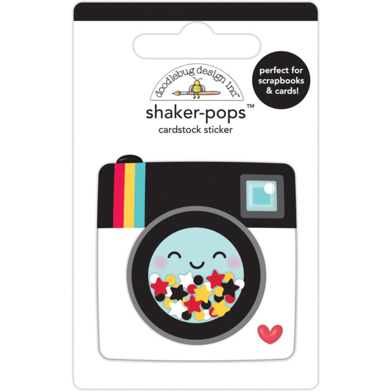 Doodlebug Shaker-Pops 3D Stickers Magical Memories  