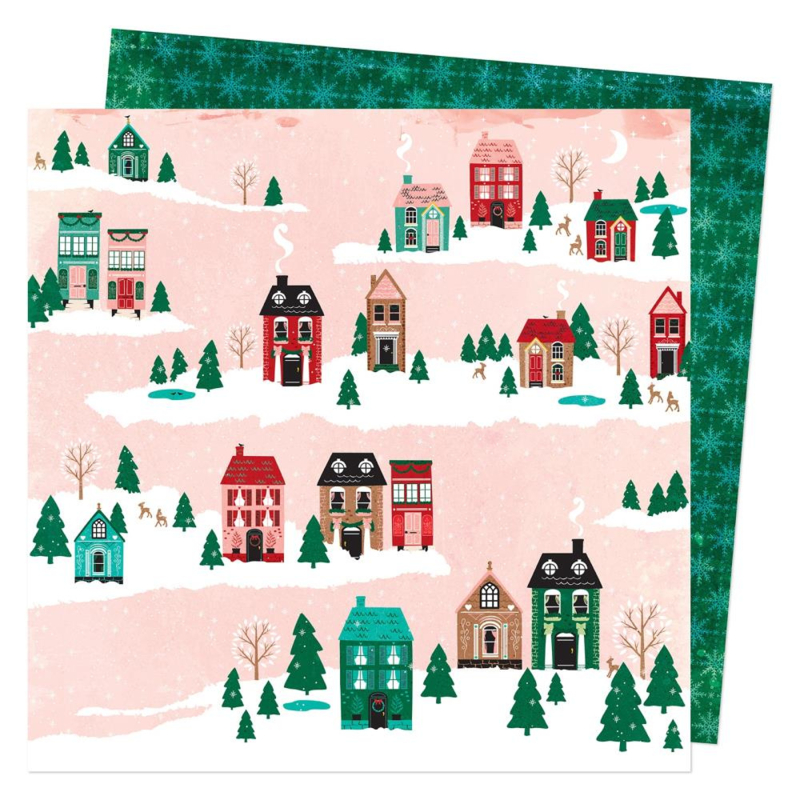Vicki Boutin Peppermint Kisses Dbl-Sided Cardstock 12"X12" Around Town  