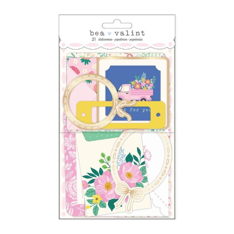 American Crafts Poppy And Pear Stationery Pack  