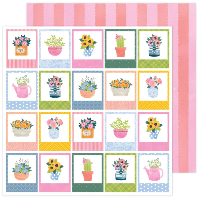 Paige Evans Garden Shoppe Double-Sided Cardstock 12"X12" #16 PREORDER