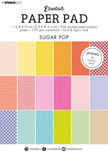 Studio Light Paper Pad Essentials Patterns Sugar Pop SL-ES-PP42