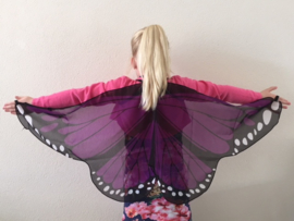 Vleugels vlinder paars