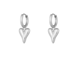 Creolen Chirurgisch staal Heart