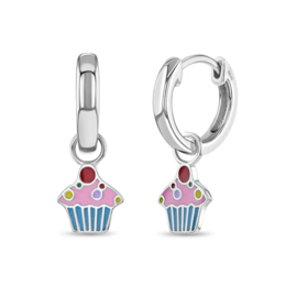Creolen Sterling zilver 925 Cupcake "In Season Jewelry"