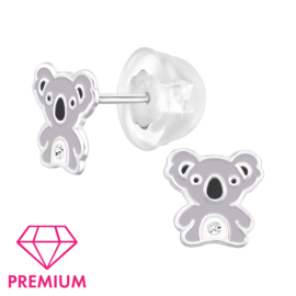 Kinderoorbellen Sterling zilver 925 Koala