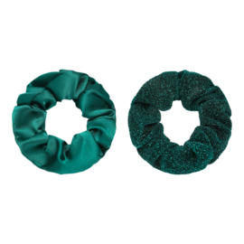 Haarelastiekjes scrunchie groen