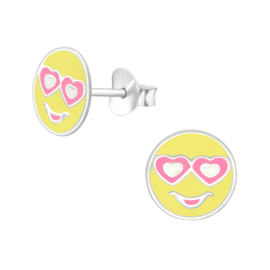 Kinderoorbellen Sterling zilver 925 Emoji