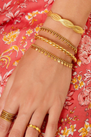 Chirurgisch stalen armband "Stars"