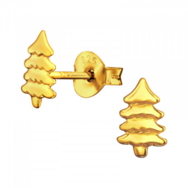 Kinderoorbellen Sterling zilver 925 Kerstboom