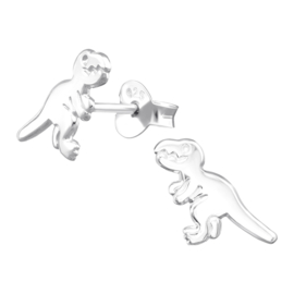 Kinderoorbellen Sterling zilver 925 Dinosaurus